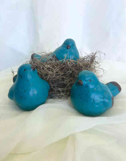 Blue Bird Statues